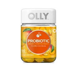 Olly Probiotic Chewable Gummies - Tropical Mango - 50ct