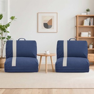 Bean Bag Lounger Modern with Adjustable Backrest and Portable Handle for Small Spaces - 28" Wide-3irtyhousy - 1 of 4