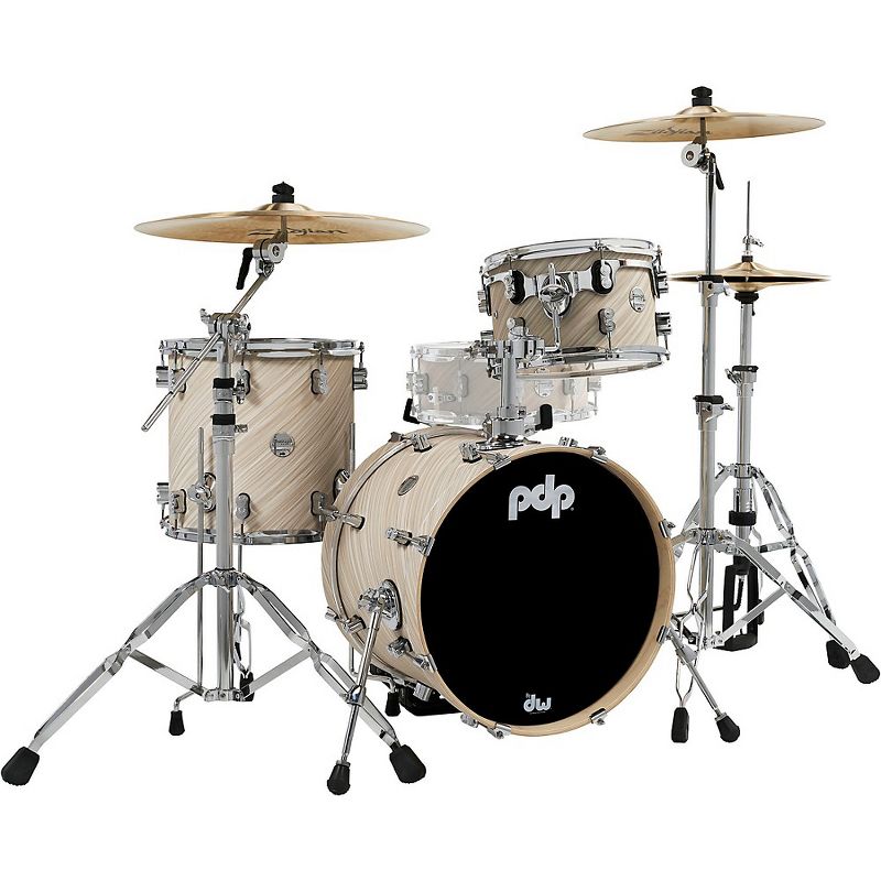 PDP by DW Concept Maple 3-Piece Bop Shell Pack Twisted Ivory, 1 of 7