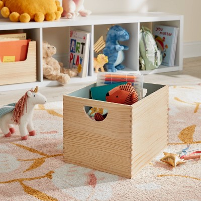 Large Stackable Kids&#39; Wood Bin - Pillowfort&#8482;