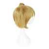Unique Bargains Women's Halloween Wigs for White Women 10.5" Yellow with Wig Cap - 3 of 4