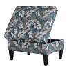 Sapphtopaz 28" Storage Bench Ottoman with Storage, Storage Organizer Ottoman Bench with Padded Seat Cushion for Living Room, Bedroom - 2 of 4