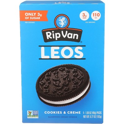 Rip Van Cookie Sandwich Cookies and Cream -6.77 oz