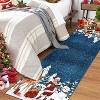 Christmas Rugs 2x3 Washable Entryway Rug Soft Non-Slip Christmas Doormat Kitchen Rug Xmas - 2 of 4