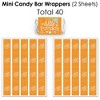 Big Dot of Happiness Little Pumpkin - Fall Birthday Party or Baby Shower Candy Favor Sticker Kit - 304 Pieces - 3 of 4