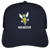 Official University of Rochester Primary Logo Foam Snapback Trucker Hat - for Men and Women Navy, Navy, One Size - 2 of 4