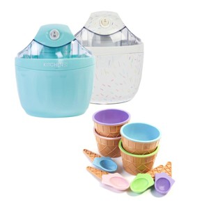 Kitchen HQ 2-pack Ice Cream Makers with Cups and Spoons Refurbished - 1 of 3