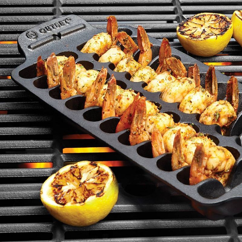 Cast Iron Shrimp Grill Pan - Outset, 6 of 7