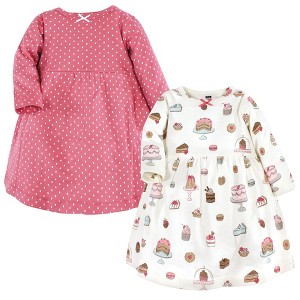 Hudson Baby Girl Cotton Dresses, Sweet Bakery - 1 of 4