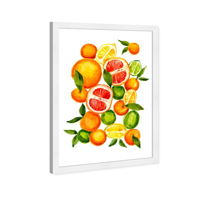 13&#34; x 19&#34; All the Citrus Food and Kitchen Framed Wall Art Orange - Wynwood Studio, 1 of 7
