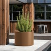 Wooakway Outdoor/Indoor/Decor/Garden Large Tall Metal Planter Pots Planter Boxes Cachepots Nursery Pots - 4 of 4