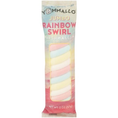 Yummallo Jumbo Rainbow Swirl Marshmellow (Case of 25)