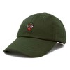 Dalix Strawberry Embroidered Cap Cotton Baseball Summer Cool Dad Hat Womens - 4 of 4
