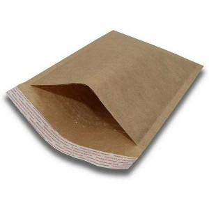 supplyhut 10 #0 6x10 Kraft Natural Paper Padded Bubble Envelopes Mailers Case 6"x10" - 1 of 4