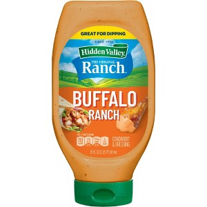 Hidden Valley Gluten Free Buffalo Ranch Dipping Sauce, Topping and Dressing, 20 fl oz (Pack of 4) - 1 of 4