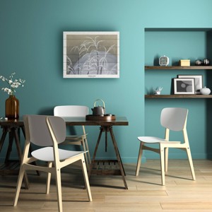 Trademark Fine Art Pictufy Frost From Momoyogusa Wood Slat Art - 1 of 4