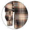Gioberti Men's Western Brushed Flannel Plaid Checkered Shirt w/ Snap-on Button - 3 of 3