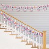 Big Dot of Happiness 3rd Birthday Roar Dinosaur Girl - Three Rex Dino Third Birthday Party DIY Decorations - Clothespin Garland Banner - 44 Pieces - 2 of 4