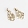 sanctuaire Statement Filigree Post Earrings Gold - 3 of 3
