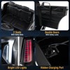 Costway 2 Seater Ride on Truck with Remote Control 3 Speeds LED Lights Horn Music Story Black/Pink/White - 4 of 4