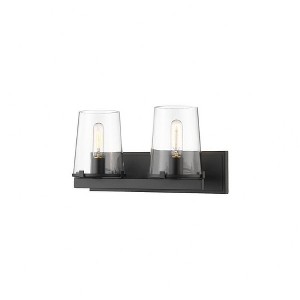 Z-Lite Callista 2 - Light Vanity in  Matte Black - 1 of 4