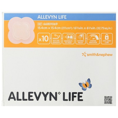 Smith & Nephew Allevyn Life Foam Dressing 6-1/16 X 6-1/16 Inch Quadrilobe Hydrocellular Foam 66801069 60 per Case