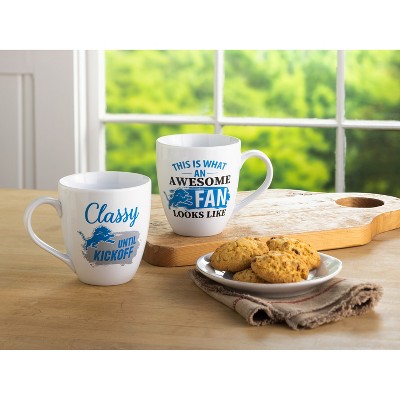 Detroit Lions, Ceramic Cup O'Java 17oz Gift Set