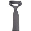 Boy's Solid Color Microfiber Poly Woven 2.5 Inch Wide And 49 Inch Long Necktie - 2 of 4