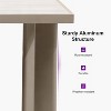 PURPLE LEAF Dining Set Patio Metal Table and Wicker Rattan Chairs for Outside Porch Garden Kitchen Modern Outdoor Furniture Sets - 2 of 4