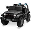 12V Kids Ride on Truck Car, w/Parent Remote Control, Twin 35w Motors, 3 Speeds, LED Lights, Music & Horn, Spring Suspension - 2 of 4