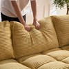 CAVINAS 4/5/6-Seater Modular Sectional Sofa,Cloud Couch Sectional,Conversible Sleeper Sofa for Living Room,3 Throw Pillows - 4 of 4