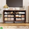 6 Drawer Dresser for Bedroom Dresser TV Stand w/ Large Drawers Natural Texture Curved Angle for Room - 3 of 4
