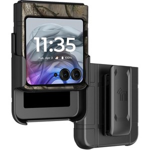 Nakedcellphone Combo for Motorola RAZR (2024/2025) - Slim Case and Belt Clip Holster - 1 of 4