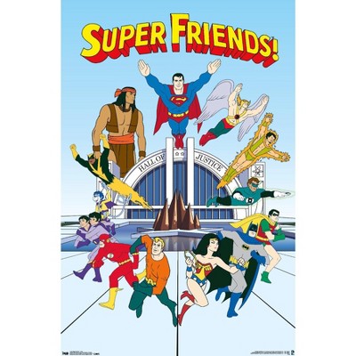 Trends International DC Comics TV - Super Friends - Team Framed Wall Poster Prints