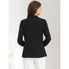 Allegra K Women's Puff Short Sleeve Pointed Collar Work Office Button Down Shirt - 4 of 4