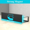 Attop 6 Pack Magnetic Spice Storage Rack Organizer for Refrigerator and Oven, Matt Black Fridge Organizers and Storage - 4 of 4