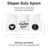 Big Dot of Happiness Diaper Duty Apron - Funny Baby Shower Gift for New Dad - 3 of 4