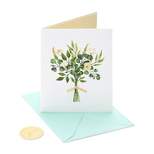 Card Natural Wedding Flowers - PAPYRUS