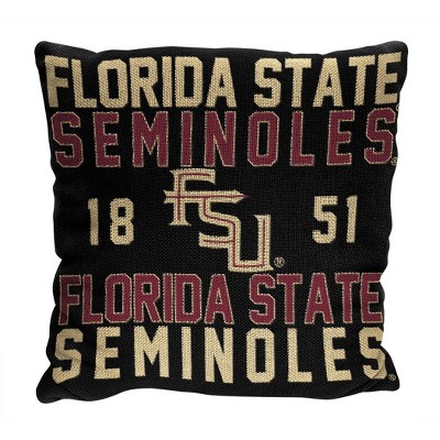 NCAA Florida State Seminoles 20"x20" Woven Pillow