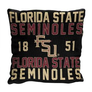 NCAA Florida State Seminoles Stacked Woven Pillow