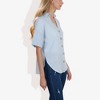 Anna-Kaci Women's Short Sleeve Button Down Shirt with V-Neckline Relaxed Fit - 2 of 4