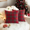 Unique Bargains Festive Plaid Scottish Tartan Pillow Covers 2 Pcs - 2 of 4
