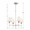 Crystorama Lighting Broche 4 - Light Chandelier in  Antique Silver - 4 of 4