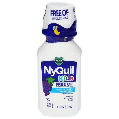 Vicks Nyquil Kids Cold & Cough + Runny Nose 6 fl oz