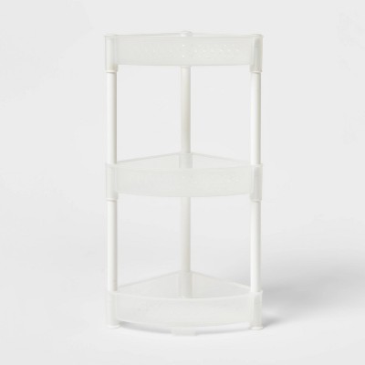 11.8 in. W x 6.1 in. D x 14 in. H Shower Caddy in White Bathroom Shelf 2 Layer Wall Mounted Storage Organizer