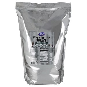 Chocolate Whey Protein Isolate by Now Foods  -  10 lbs Powder - 1 of 2