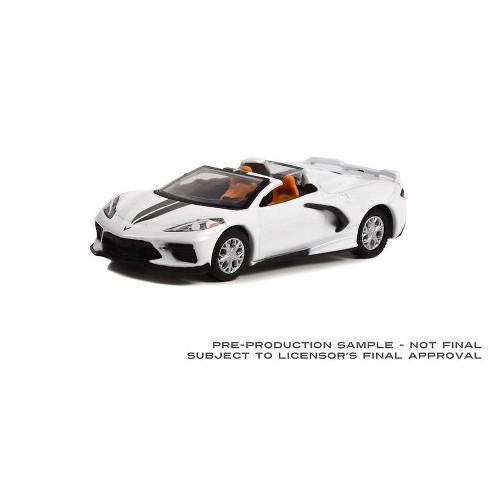 Greenlight Collectibles 1/64 2020 Chevrolet Corvette C8 Stingray, Arctic  White, Barrett-Jackson Scottsdale Series 10 37260-F