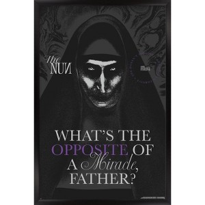 Trends International The Nun - Opposite Of A Miracle Framed Wall Poster Prints - 1 of 4
