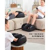 Nekteck Foot & Calf Massager - Shiatsu, Heat, Compression, Vibration - Remote  (APP Control)- Black - 2 of 4