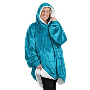 Adult Bare Homey B-Cozy Fleece Wearable Blanket - 1 of 4